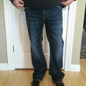 Men's Buckle Silver jeans